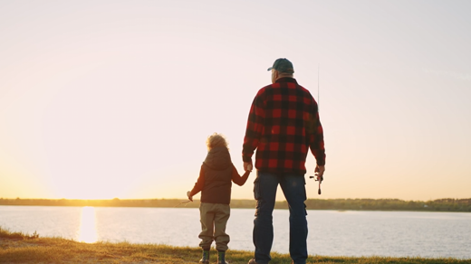 Image of father and child together